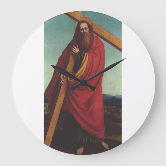 De Heilige Andreas de Apostel Eerstgeroepene Disci Grote Klok (Voorkant)