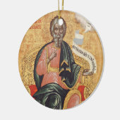 De heilige Andreas, het orthodoxe icoon van de apo Keramisch Ornament (Links)