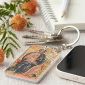 De heilige Andreas, het orthodoxe icoon van de apo Sleutelhanger (Voorkant Rechts)