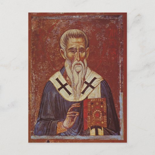 De heilige Antipas van Pergamum Briefkaart (Voorkant)