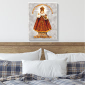 De Heilige Baby van Praag Canvas Afdruk (Insitu (Slaapkamer))