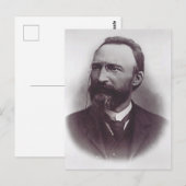 De heilige Bartolo Longo, apostel van de rozenkran Briefkaart (Voorkant / Achterkant)