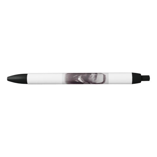 De heilige Bartolo Longo, apostel van de rozenkran Zwarte Inkt Pen (Voorkant)