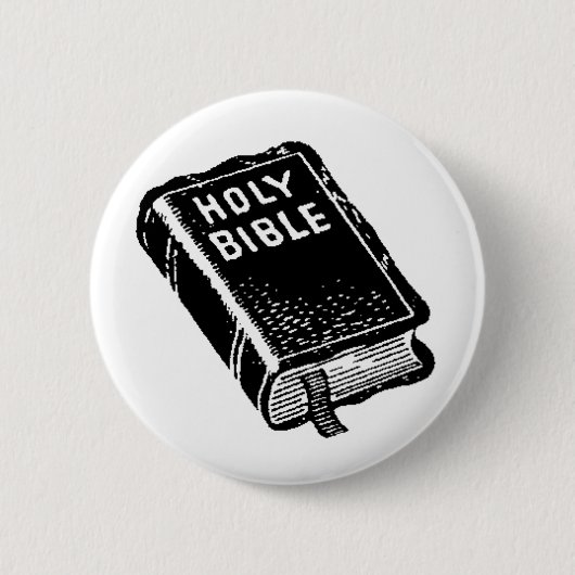 De Heilige Bijbel Ronde Button 5,7 Cm (Voorkant)