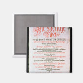 De Heilige Bijbel, Vol. I., 1681 Magneet (Voorkant / Achterkant)