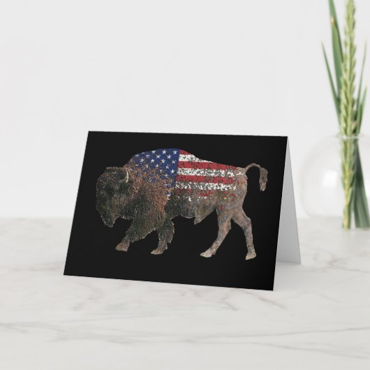 De Heilige Buffel van de Verenigde Staten van Amer Kaart (Voorkant)