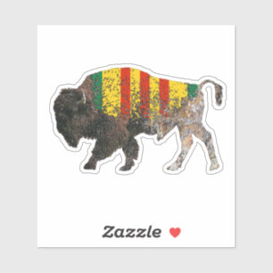 De heilige buffel van de Vietnamveteraan Sticker