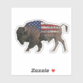 De Heilige Buffel van Noord-Amerika Sticker (Vel)