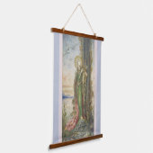 De heilige Cecilia van Gustav Moreau Hangend Wandkleed (Gebogen)