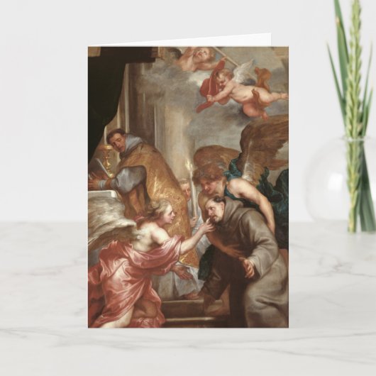 De Heilige Communie van St. Bonaventure Kaart (Voorkant)