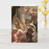 De Heilige Communie van St. Bonaventure Kaart (Gele Bloem)