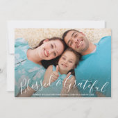 De heilige & Dankbare Foto van de Pret van de Feestdagenkaart (Voorkant)