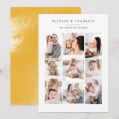 De heilige & Dankbare multikaart van de Feestdagenkaart (Voorkant / Achterkant)