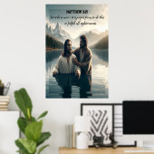 De heilige doop van Jezus Poster (Thuiskantoor)