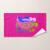 De Heilige Drie-eenheid van Pop Kleurrijke Maagden Handdoek (Handdoek)