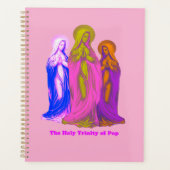 De Heilige Drie-eenheid van Pop Kleurrijke Maagden Planner (Voorkant)