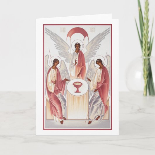 De Heilige Drieventigheidskaart Kaart (Voorkant)