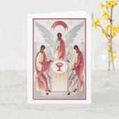 De Heilige Drieventigheidskaart Kaart (Gele Bloem)