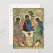 De Heilige Drievuldigheid, 1420 Briefkaart (Voorkant / Achterkant)