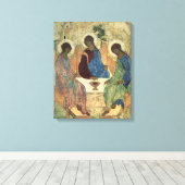 De Heilige Drievuldigheid, 1420 Canvas Afdruk (Insitu (Houten vloer))