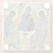 De Heilige Drievuldigheid, 1420 Glazen Onderzetter (Achterkant)