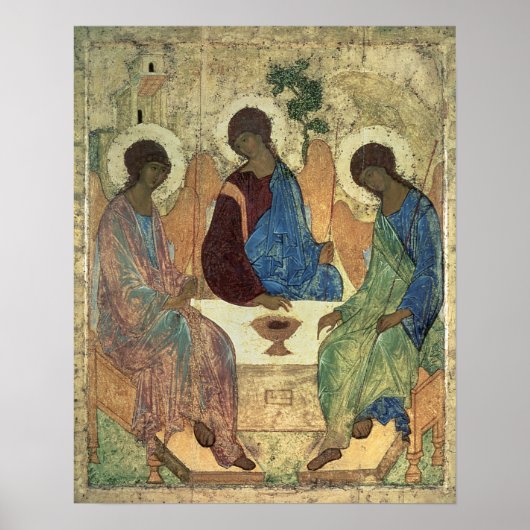 De Heilige Drievuldigheid, 1420 Poster (Voorkant)