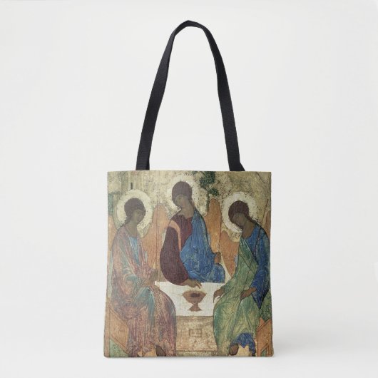 De Heilige Drievuldigheid, 1420 Tote Bag (Voorkant)