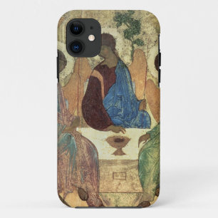 De Heilige Drievuldigheid, 1420s (tempera op het p Case-Mate iPhone Case