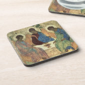 De Heilige Drievuldigheid, 1420s (tempera op het p Drankjes Onderzetter (Linkerzijde)