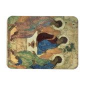 De Heilige Drievuldigheid, 1420s (tempera op het p Magneet (Horizontaal)