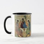 De Heilige Drievuldigheid, 1420s (tempera op het p Mok (Links)