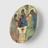 De Heilige Drievuldigheid, 1420s (tempera op het p Ronde Klok (Hoek)