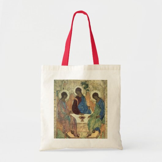 De Heilige Drievuldigheid, 1420s (tempera op het p Tote Bag (Voorkant)