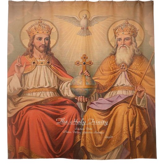 De Heilige Drievuldigheid Douchegordijn (Voorkant)