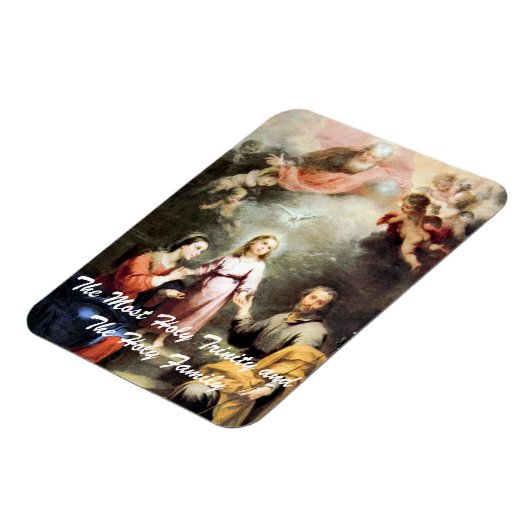 De Heilige Drievuldigheid en de Heilige Familie Magneet (Linkerzijde)