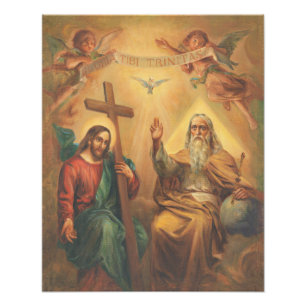 De Heilige Drievuldigheid Foto Afdruk