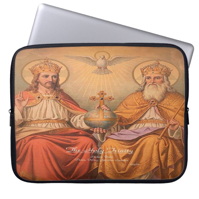 De Heilige Drievuldigheid Laptop Sleeve (Voorkant)