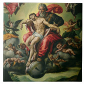 De Heilige Drievuldigheid Tegeltje (Voorkant)