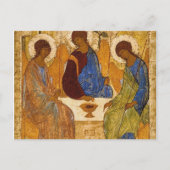 De Heilige Drievuldigheid van Andrei Rublev Briefkaart (Voorkant)