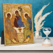 De Heilige Drievuldigheid van Andrei Rublev Fotoplaat (Zijkant)
