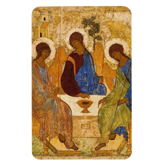 De Heilige Drievuldigheid van Andrei Rublev Magneet (Verticaal)