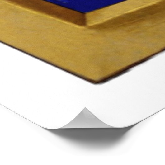 De Heilige Drievuldigheid van Jean Bourdichon onge Poster (Hoek)