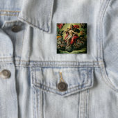 De Heilige Drievuldigheid Vierkante Button 5,1 Cm (In situ)