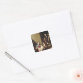 De Heilige Familie, 1639 Vierkante Sticker (Envelop)