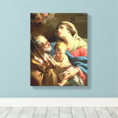 De Heilige Familie, 18e eeuw Canvas Afdruk (Insitu (Houten vloer))