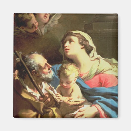 De Heilige Familie, 18e eeuw Magneet (Voorkant)