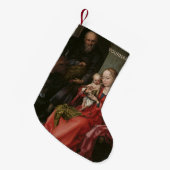 "De Heilige Familie" aangepaste kerstkous Kleine Kerstsok (Voorkant (Hangend))