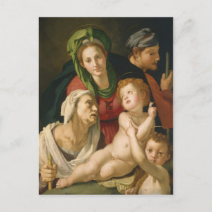 De Heilige Familie - Agnolo Bronzino Briefkaart