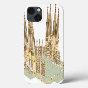 De Heilige Familie Antonio Gaudi. Barcelona Spanje iPhone 13 Hoesje