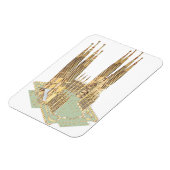 De Heilige Familie Antonio Gaudi. Barcelona Spanje Magneet (Linkerzijde)